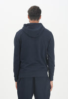 TOMMY HILFIGER Felpa con cappuccio blu da uomo rifinita da logo MW0MW37235 DW5 TOMMY HILFIGER 