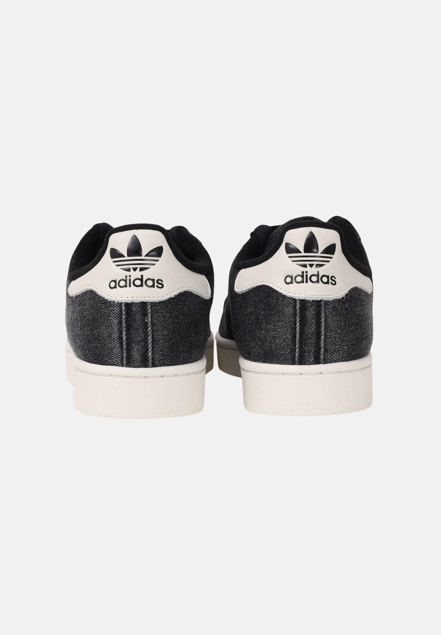 ADIDAS ORIGINALS Sneakers SUPERSTAR II in denim nero per uomo e donna IH9247 . ADIDAS ORIGINALS 