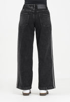 ADIDAS ORIGINALS Jeans adicolor Denim 3-Stripe nero da donna JD3109 . ADIDAS ORIGINALS 