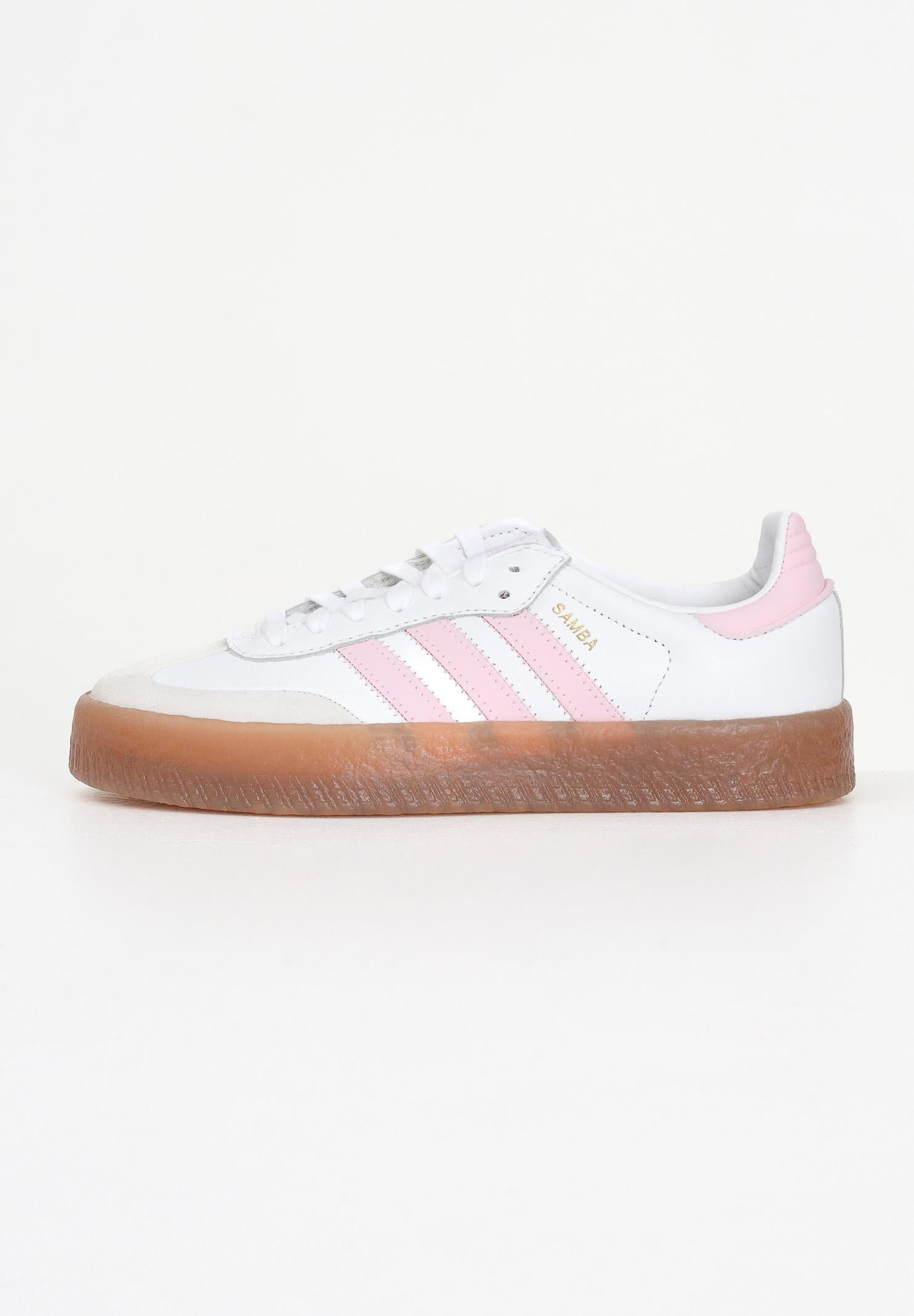 ADIDAS ORIGINALS Sneakers Sambae bianche e rosa da donna JQ1237 . ADIDAS ORIGINALS 