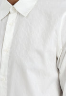 ARMANI EXCHANGE Camicia a manica lunga bianca da uomo con monogramma logo XM001587AF16631 U0009 ARMANI EXCHANGE 