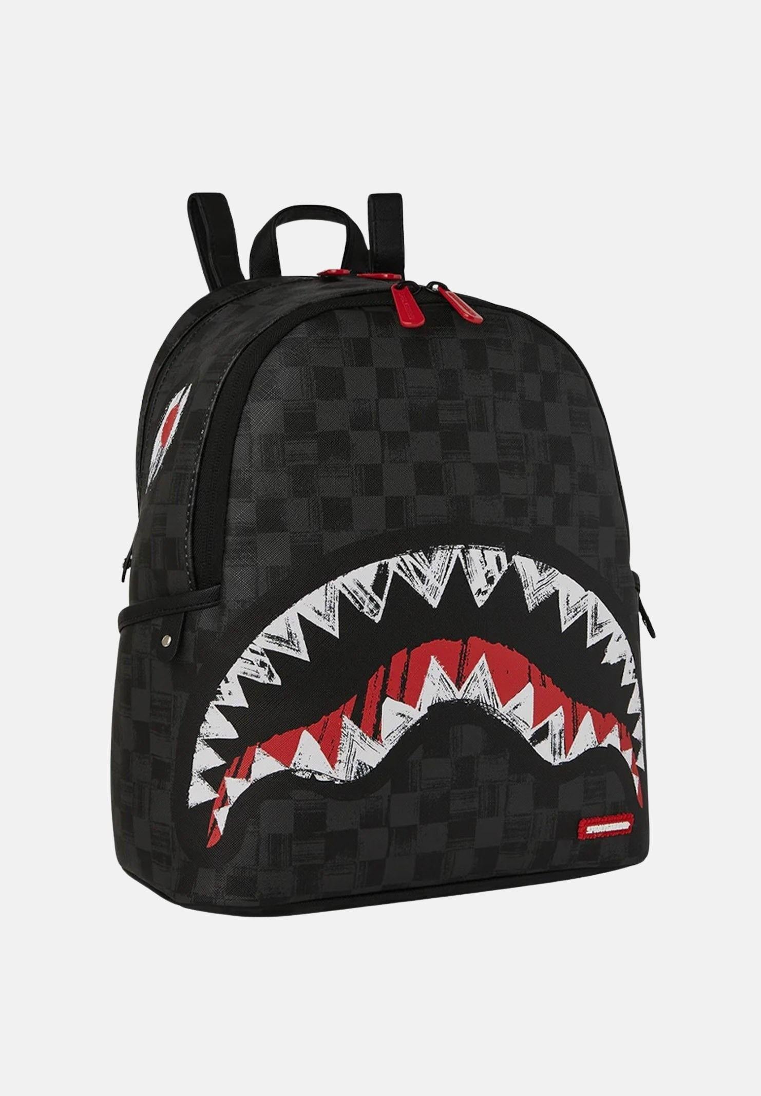 SPRAYGROUND Zainetto SCRIBBLE SHARK SAVAGE BACKPACK nero da donna 910B8226NSZ . SPRAYGROUND 