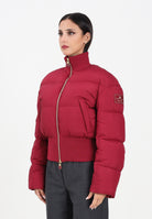 ELISABETTA FRANCHI Bomber ciliegia da donna con patch logo PI85D56E2 EA5 ELISABETTA FRANCHI 