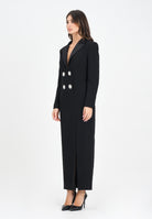 SIMONA CORSELLINI Abito lungo nero da donna ispirato al classico blazer A25CEAB10701-C00161 V0003 SIMONA CORSELLINI 