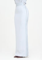 ELISABETTA FRANCHI Gonna lunga celeste da donna GO11156E2 EA7 ELISABETTA FRANCHI 