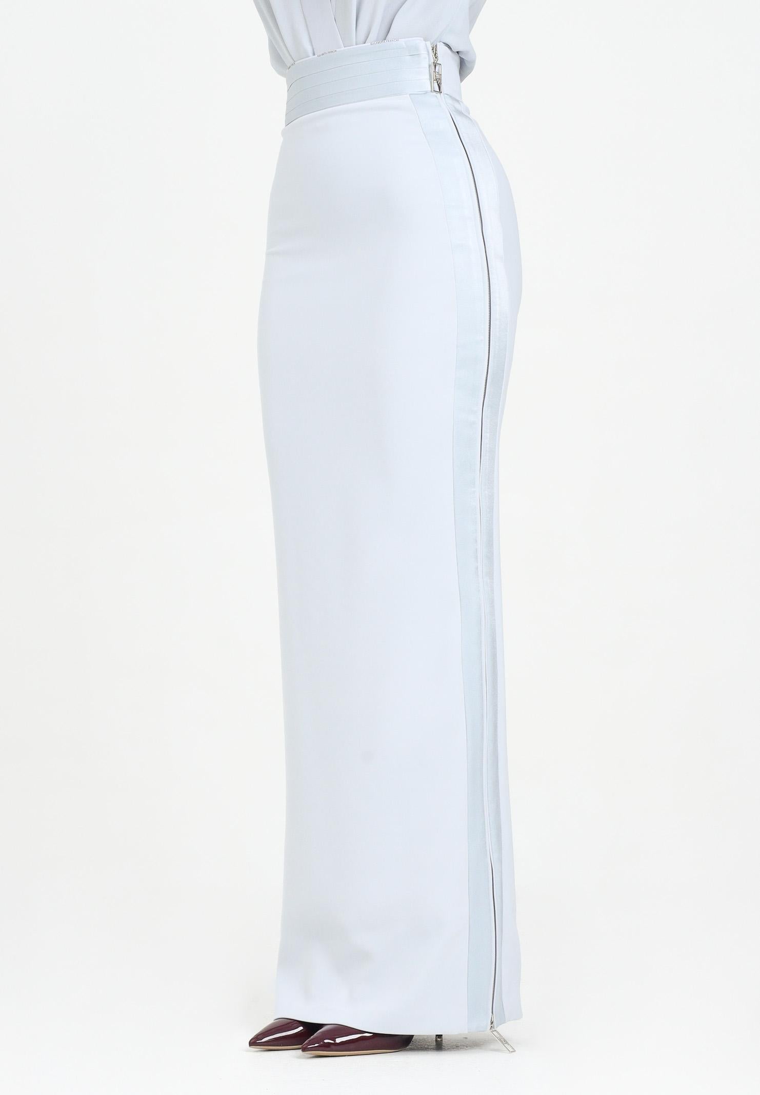 ELISABETTA FRANCHI Gonna lunga celeste da donna GO11156E2 EA7 ELISABETTA FRANCHI 