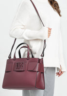ARMANI EXCHANGE Shopper bordeaux da donna con logo 9426890A874 UA343 ARMANI EXCHANGE 