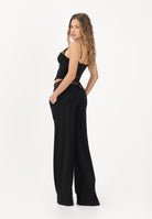 PATRIZIA PEPE Pantalone elegante nero da donna con vita in pizzo 8P0769A6F5 K103 PATRIZIA PEPE 