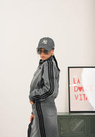 NEW ERA Cappello con visiera 9TWENTY New York Yankees MLB Houndstooth bianco e nero per uomo e donna 60691222 . NEW ERA 