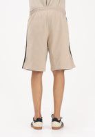 ADIDAS ORIGINALS Shorts 3-STRIPES beige e nero da uomo KE6681 . ADIDAS ORIGINALS 