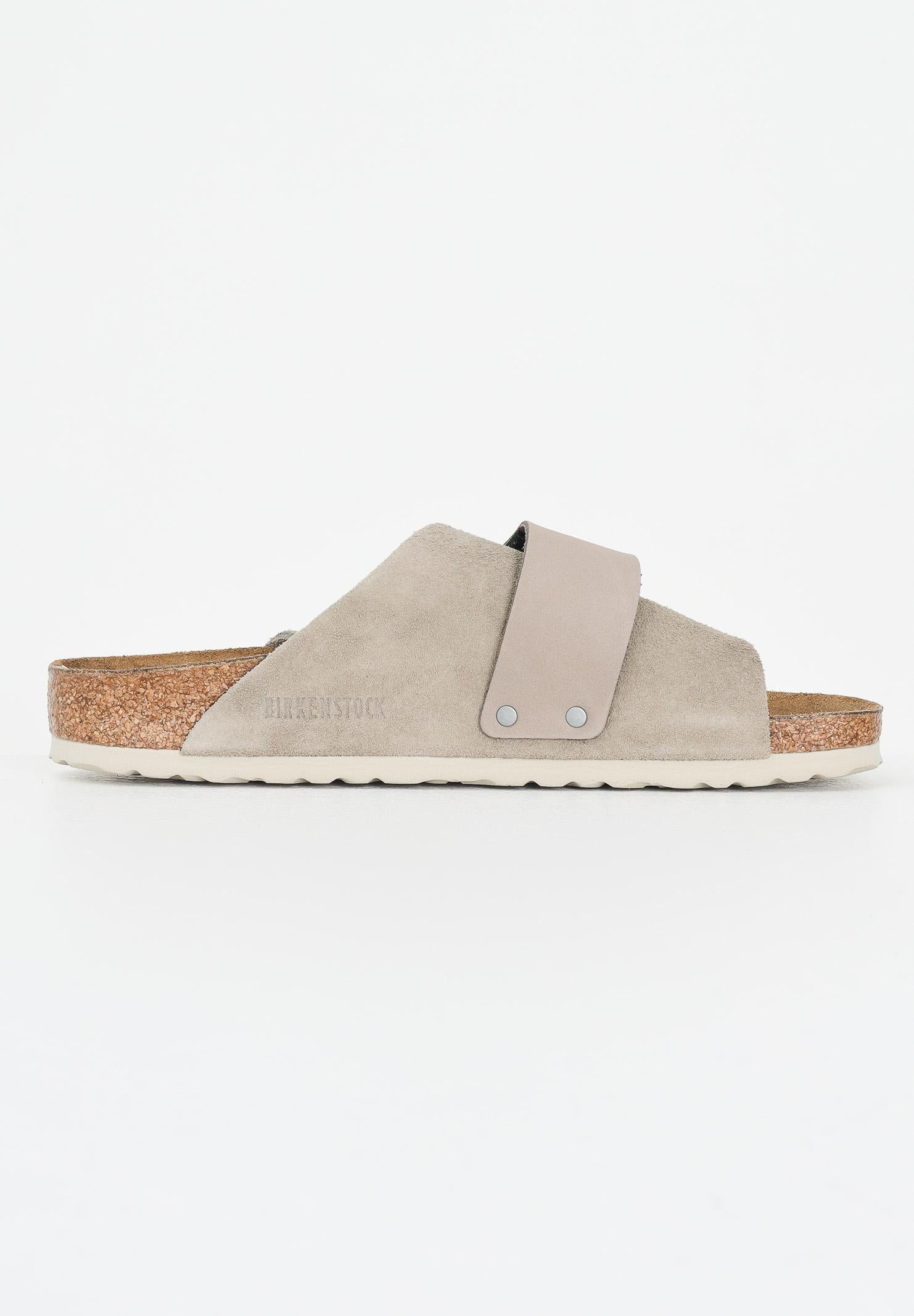 BIRKENSTOCK Ciabatte Kyoto tortora da uomo 1015573 . BIRKENSTOCK 