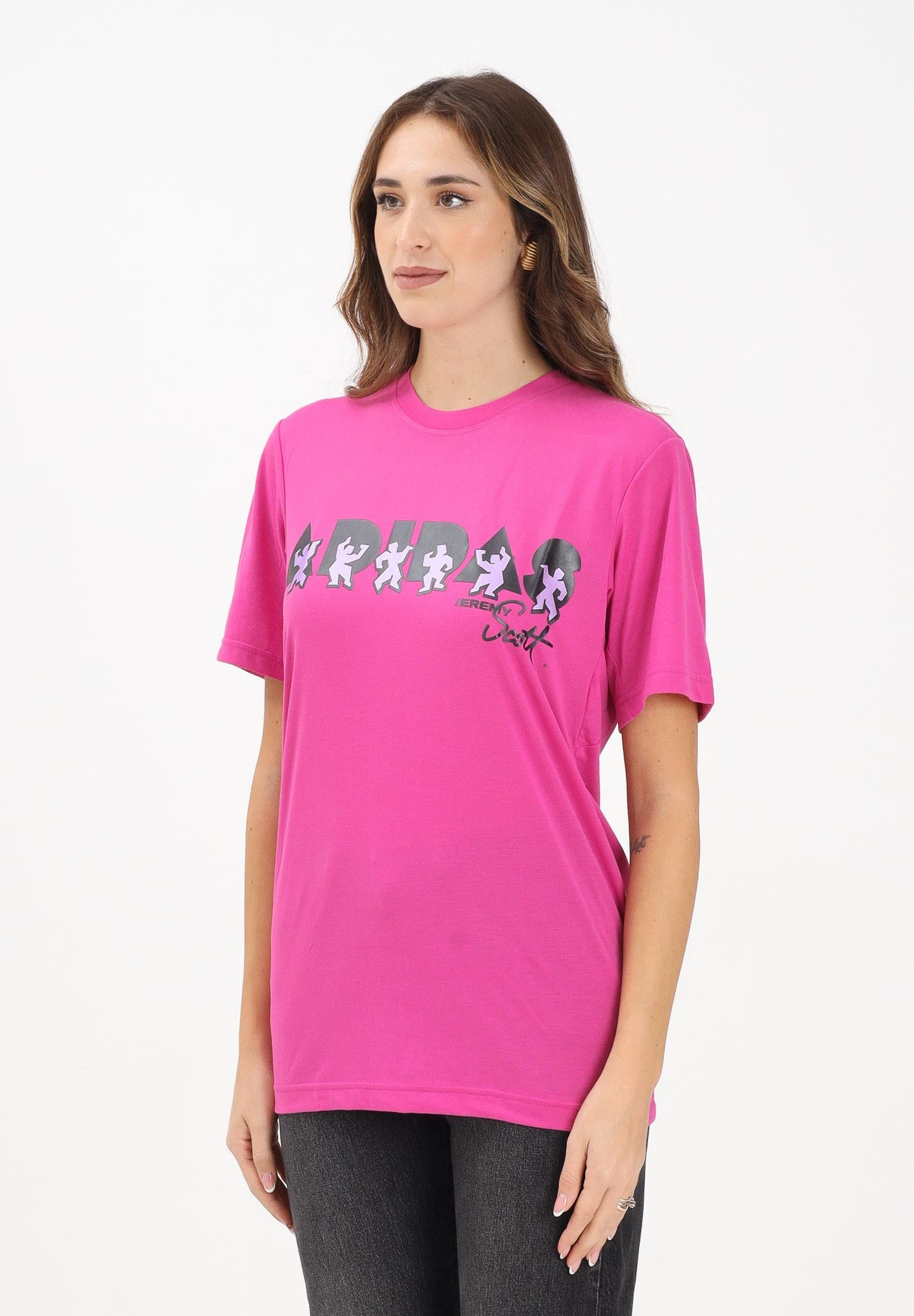 ADIDAS ORIGINALS T-shirt a manica corta adidas x Jeremy Scott rosa da donna JL7619  ADIDAS ORIGINALS 