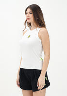 BARROW Canotta bianca per donna e bambina con stampa smile S5BKJGTA202 002 BARROW 