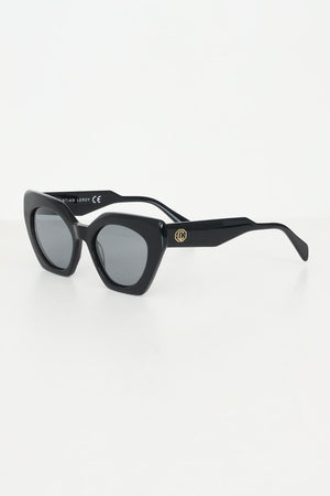 CRISTIAN LEROY Occhiali da sole neri da donna con montatura cat-eye 700233 01 CRISTIAN LEROY 