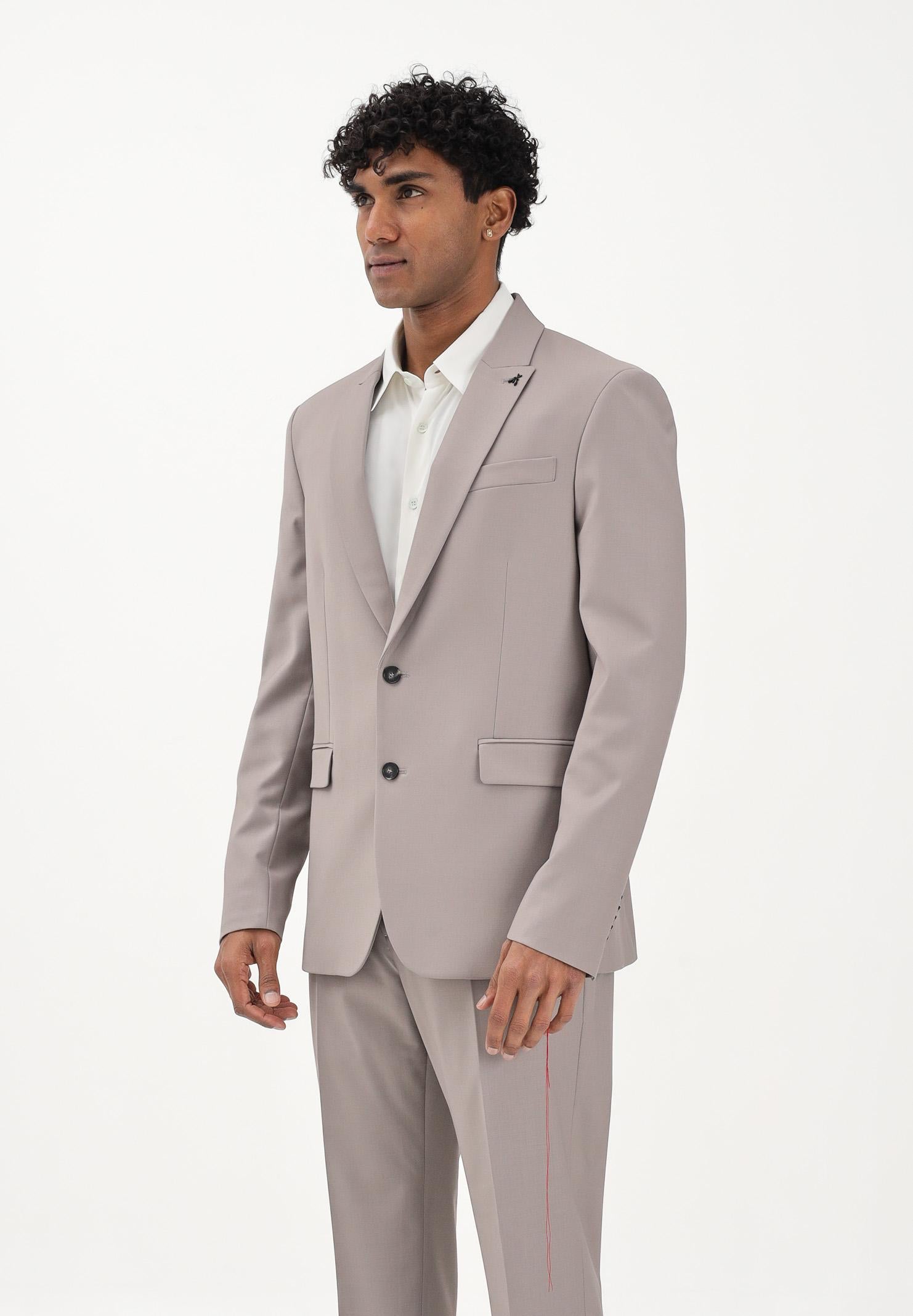 PATRIZIA PEPE Giacca monopetto fango da uomo 5S757RA1WK S184 PATRIZIA PEPE 