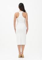 ELISABETTA FRANCHI Abito midi avorio da donna AB91761E2 360 ELISABETTA FRANCHI 