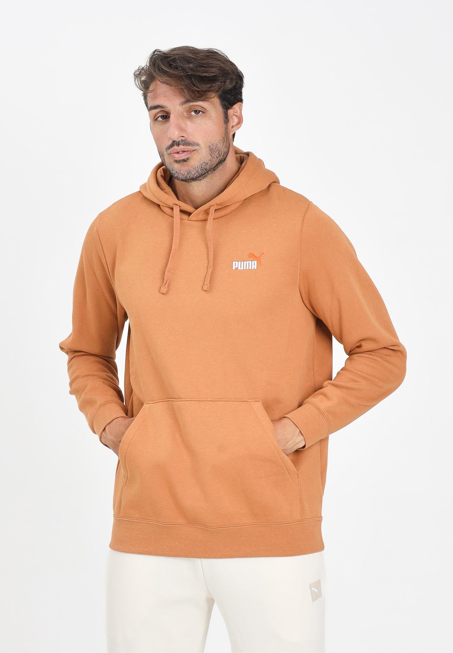PUMA Felpa con cappuccio Essentials arancio da uomo 684718 68 PUMA 
