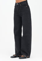 LEVI'S® Jeans Ribcage Wide Leg in denim nero da donna A6081-0001 . LEVI'S® 