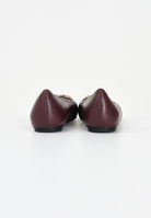 PINKO Ballerine bordeaux da donna con logo Love Birds SD0379P003P61 . PINKO 