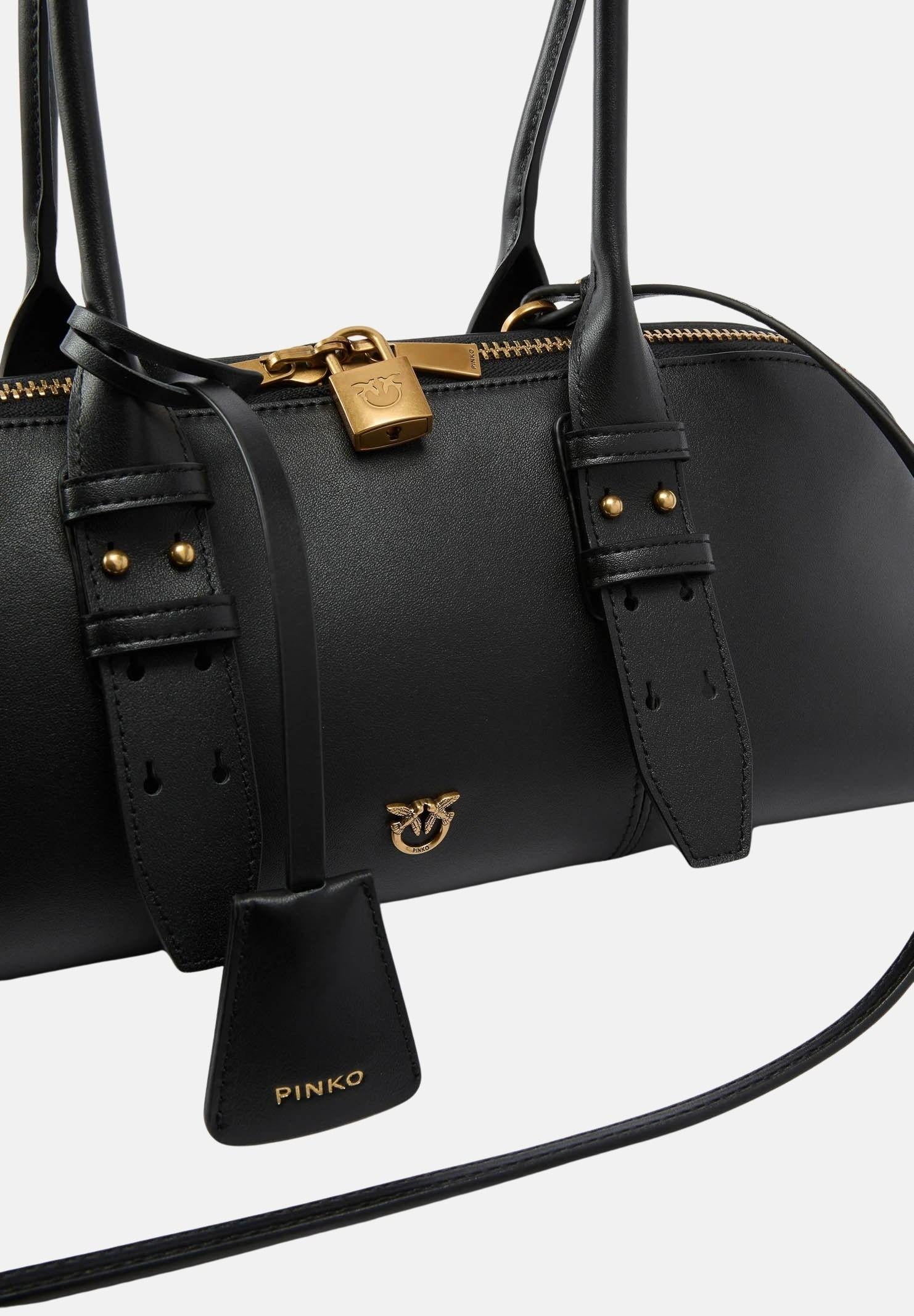 PINKO Borsa a spalla Escape Bag Horizontal nera da donna 106169A0QO Z99Q PINKO 