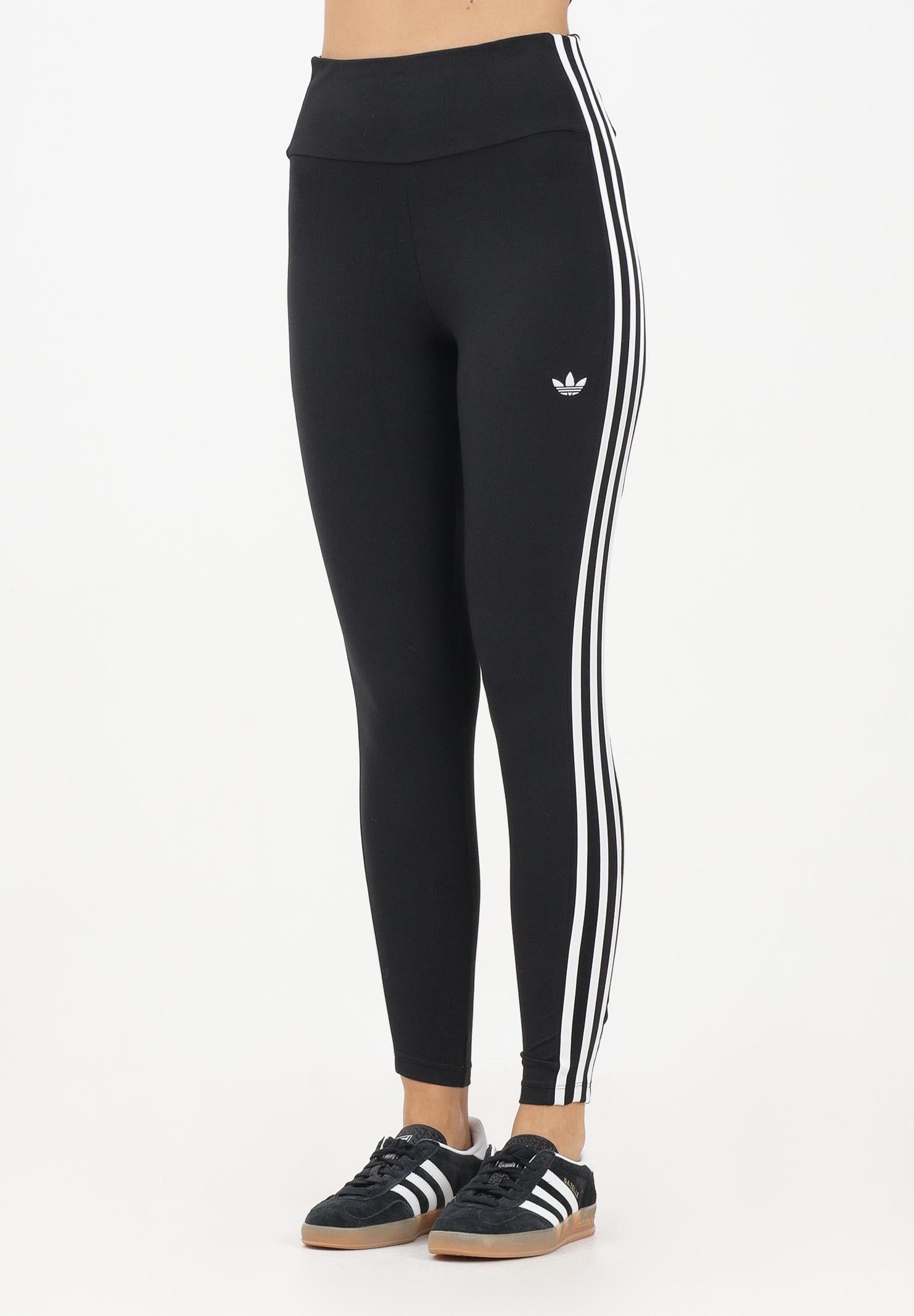 ADIDAS ORIGINALS Leggings Adicolor 3-Stripes nero da donna JX5242  ADIDAS ORIGINALS 