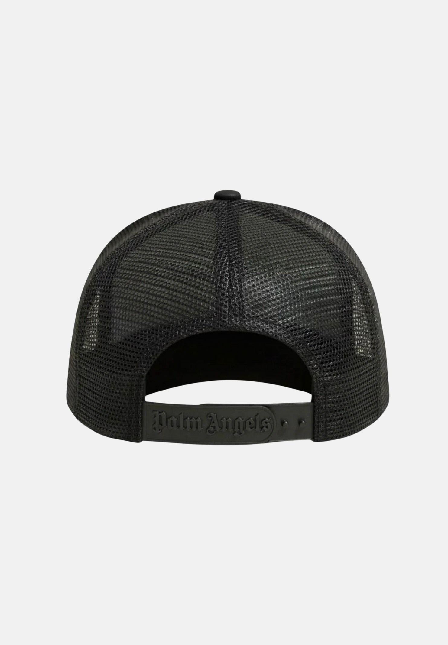 PALM ANGELS Cappello con visiera bianco e nero per uomo e donna con logo BK00CMZ0988 1 PALM ANGELS 