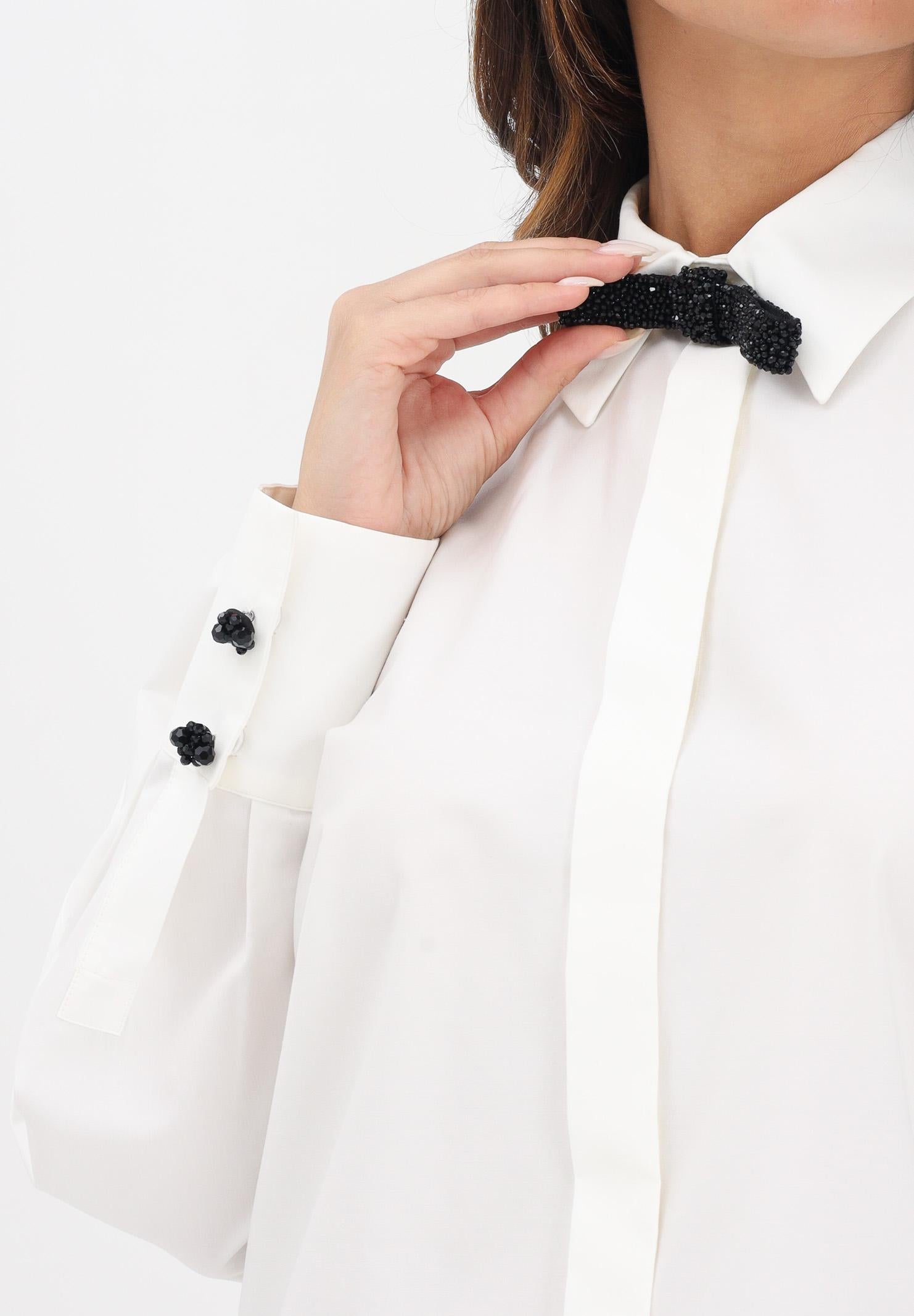 MAX MARA Camicia a manica lunga Roll bianca da donna