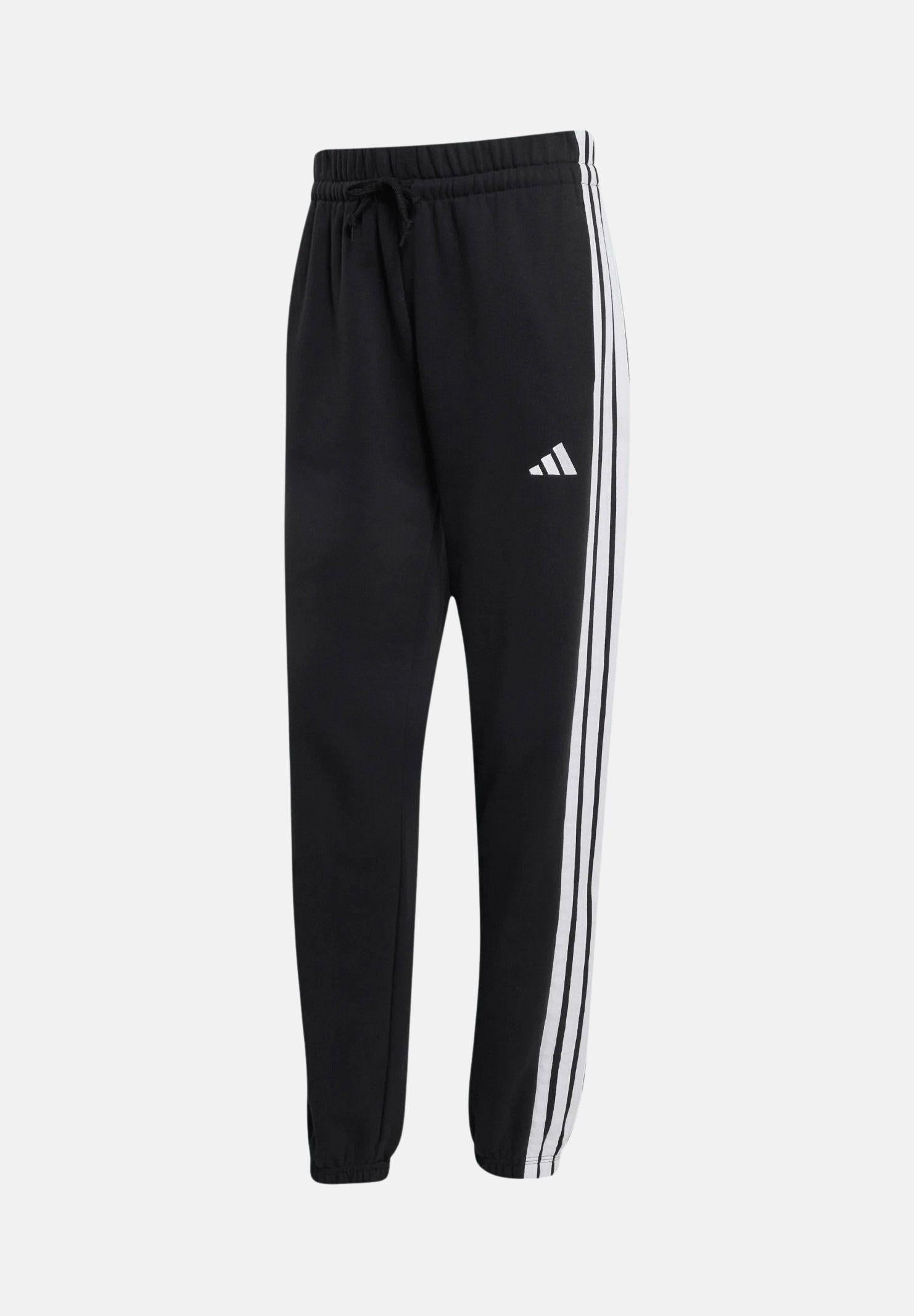 ADIDAS PERFORMANCE Pantalone sportivo Essentials 3-Stripes French Terry Cuffed nero da donna JD5302 . ADIDAS PERFORMANCE 