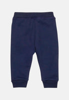 Pantalone blu da neonato con stampa logo DQ2498D0094 DQ866 DSQUARED2 