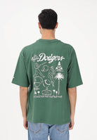 NEW ERA T-shirt a manica corta Oversized LA Dodgers MLB Baseball Graphic verde per uomo e donna 60771578 . NEW ERA 