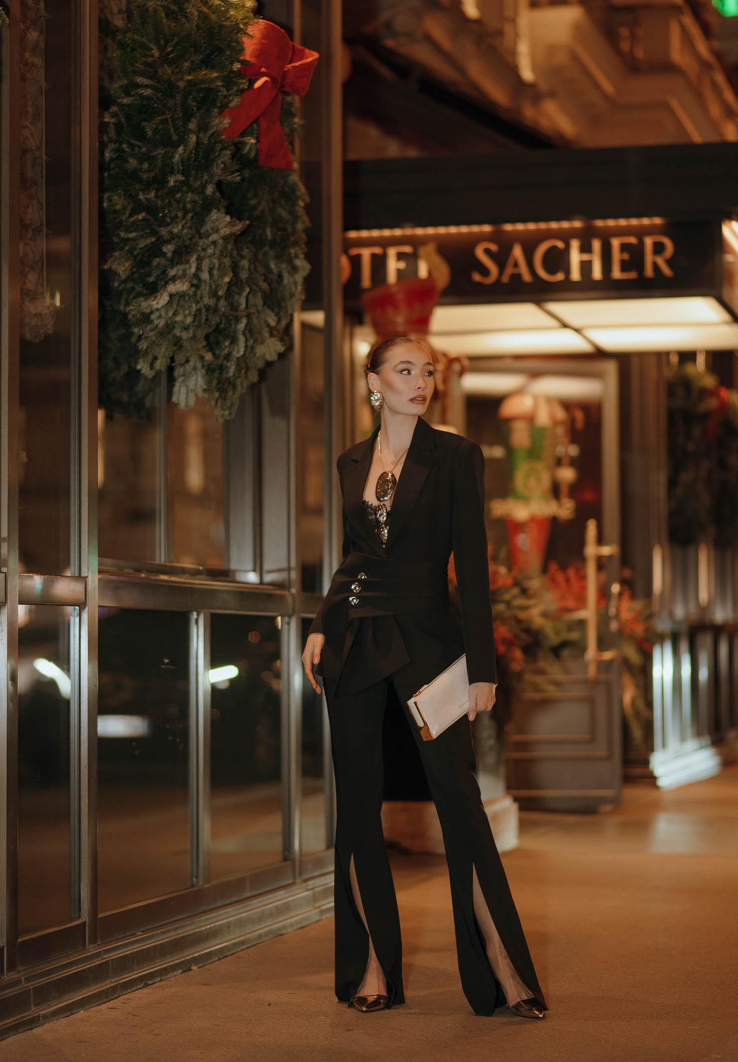 SANTAS Giacca ALLURE nera da donna PV2622 NE SANTAS 