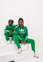 Felpa con zip Adicolor SST verde per bambino e bambnia IY7458  ADIDAS ORIGINALS 