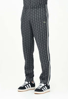 LACOSTE Pantalone sportivo nero da uomo con monogramma Paris XH1440 4PC LACOSTE 