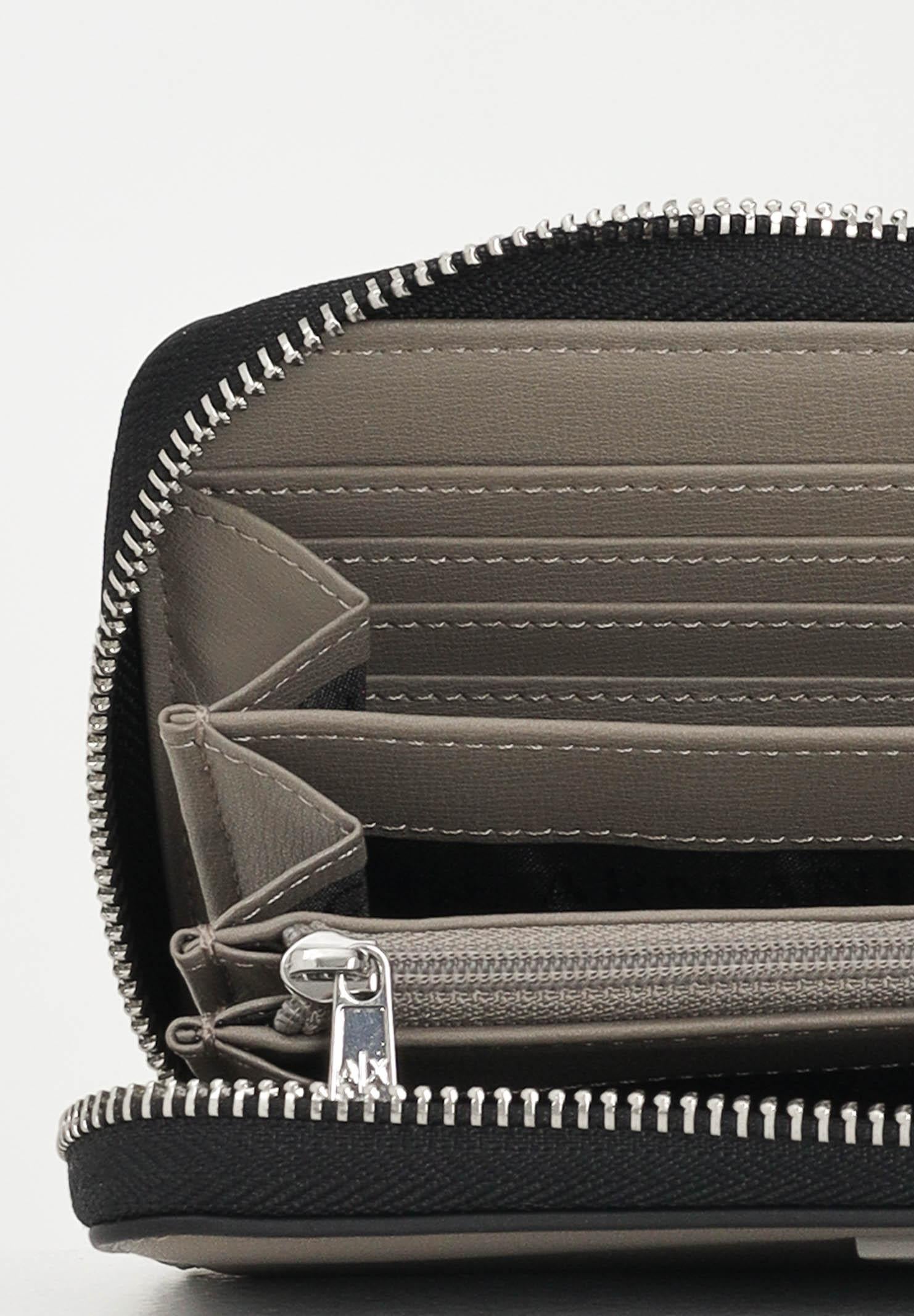 ARMANI EXCHANGE Portafogli color fango da donna con placca logo 9484860A874 U6242 ARMANI EXCHANGE 