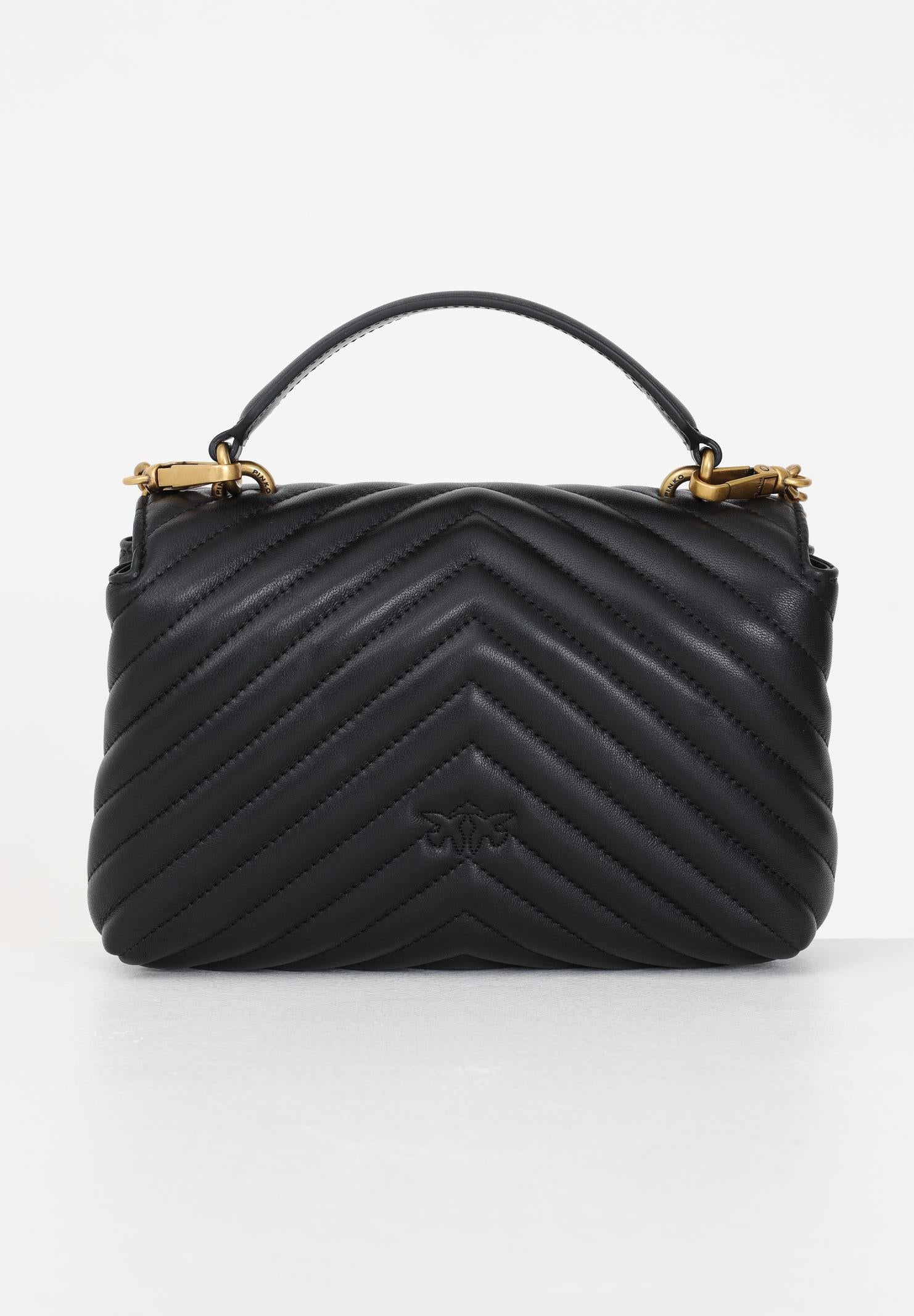 PINKO Borsa a tracolla Lady Love Bag Puff nera da donna 100044A0GK Z99Q PINKO 