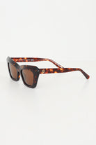 CRISTIAN LEROY Occhiali da sole marroni da donna con montatura squadrata in acetato tartarugato 700193 03 CRISTIAN LEROY 