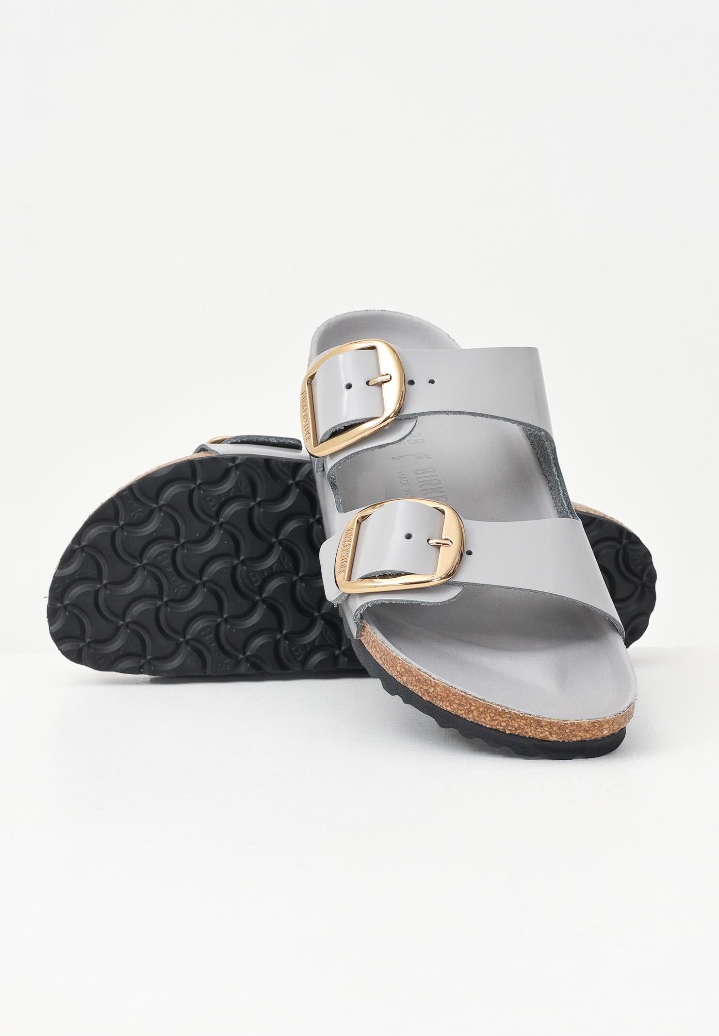BIRKENSTOCK Ciabatte Arizona Big Buckle grigie da donna 1029391 . BIRKENSTOCK 