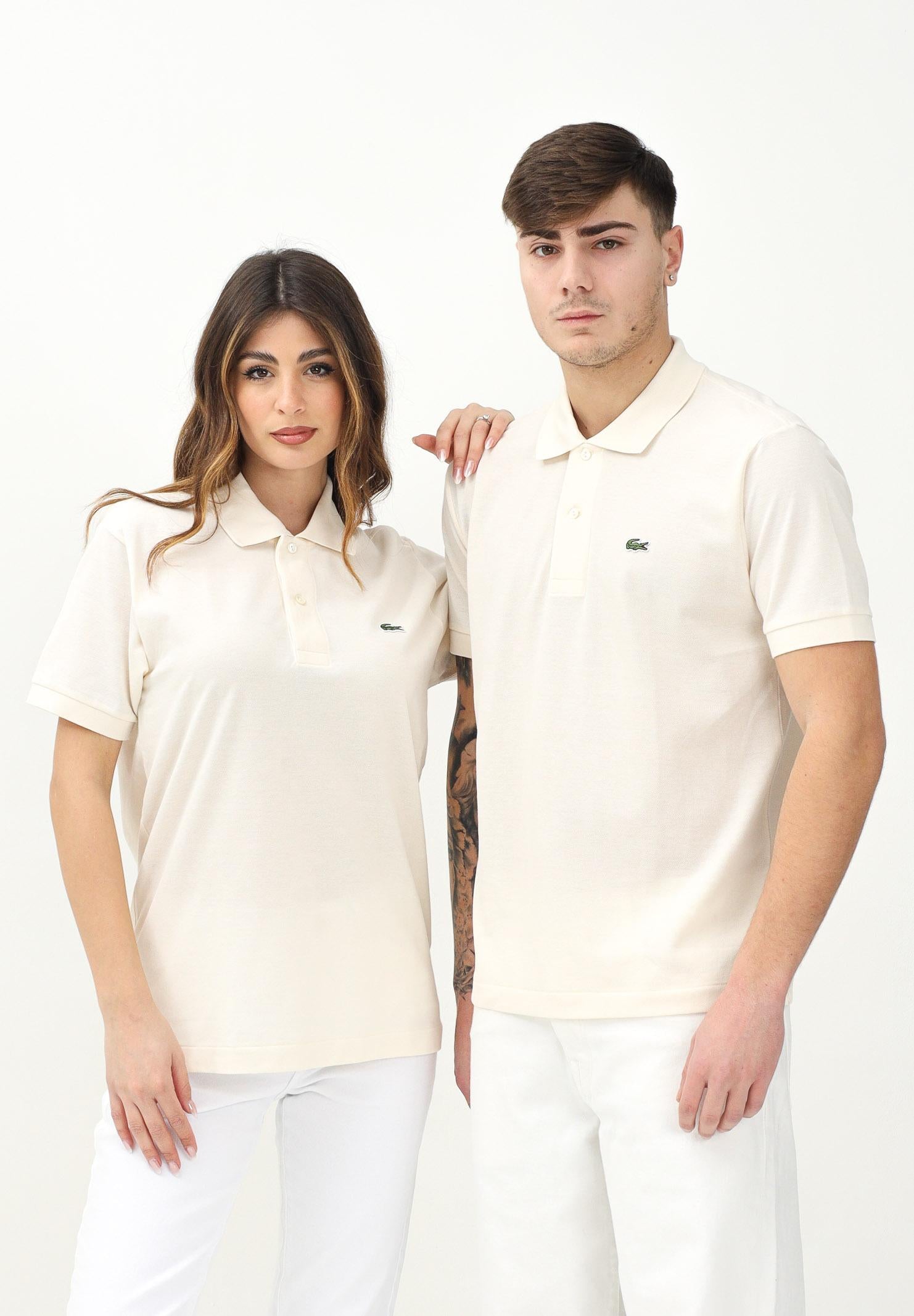 LACOSTE Polo panna per uomo e donna con patch logo coccodirllo 1212 056 LACOSTE 