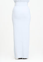 ELISABETTA FRANCHI Gonna lunga celeste da donna GO11156E2 EA7 ELISABETTA FRANCHI 