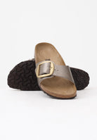 BIRKENSTOCK Ciabatte Madrid Big Buckle taupe da donna 1016237 . BIRKENSTOCK 