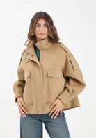 PINKO Caban cammello da donna 105341A2XM CAM PINKO 