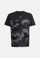 ADIDAS PERFORMANCE T-shirt a manica corta CAMO nera per bambino e bambina KS1518 . ADIDAS PERFORMANCE 