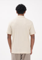 SELECTED HOMME Polo a manica corta panna da uomo 16100460 AN SELECTED HOMME 