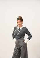 ONLY Maglioncino DOLLY grigio da donna 15353350 MediumGreyMel ONLY 