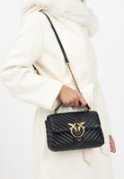 PINKO Borsa a tracolla Lady Love Bag Puff nera da donna 100044A0GK Z99Q PINKO 