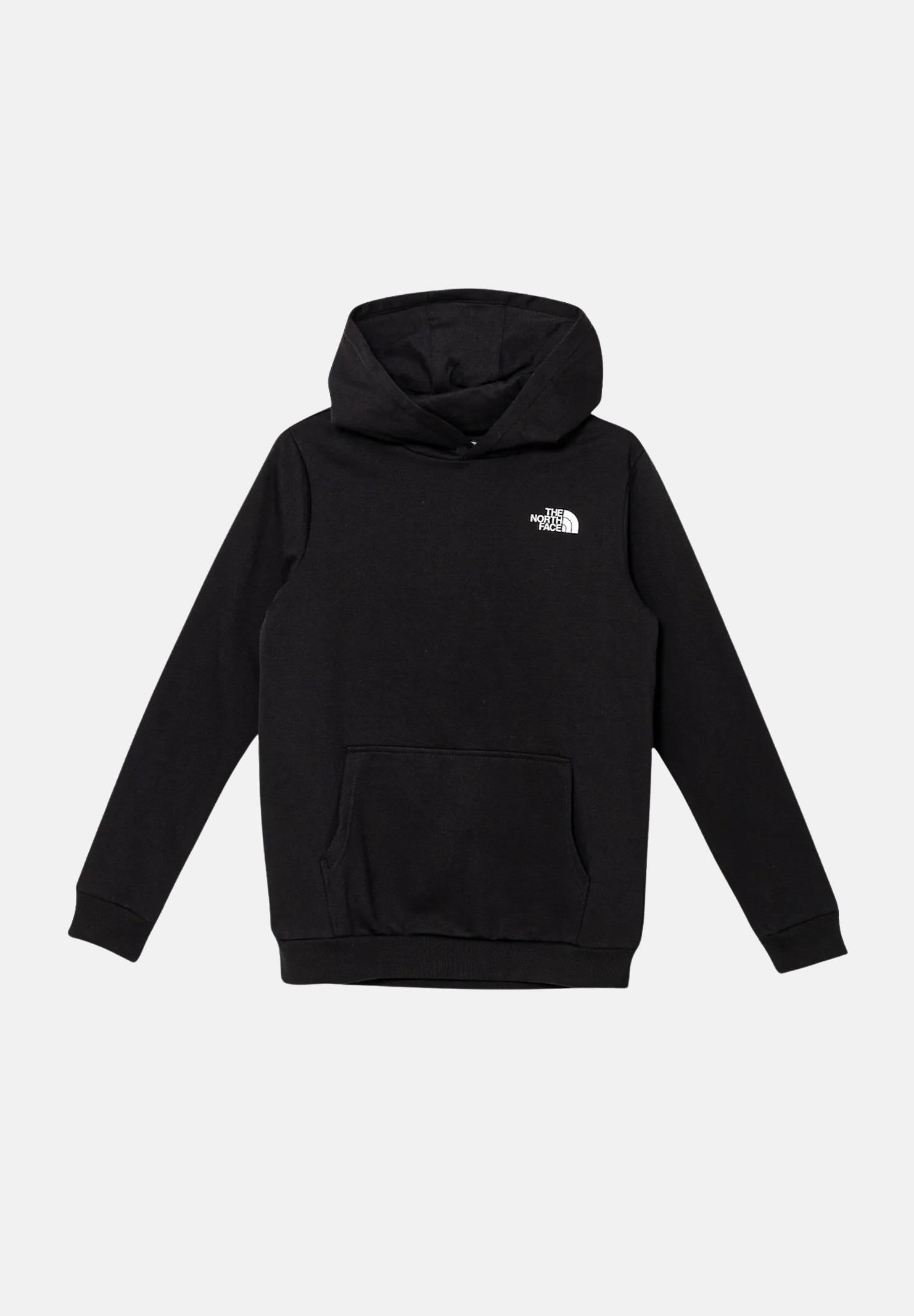 THE NORTH FACE Felpa con cappuccio Simple Dome nera per bambino e bambina NF0A8AXVJK31  THE NORTH FACE 