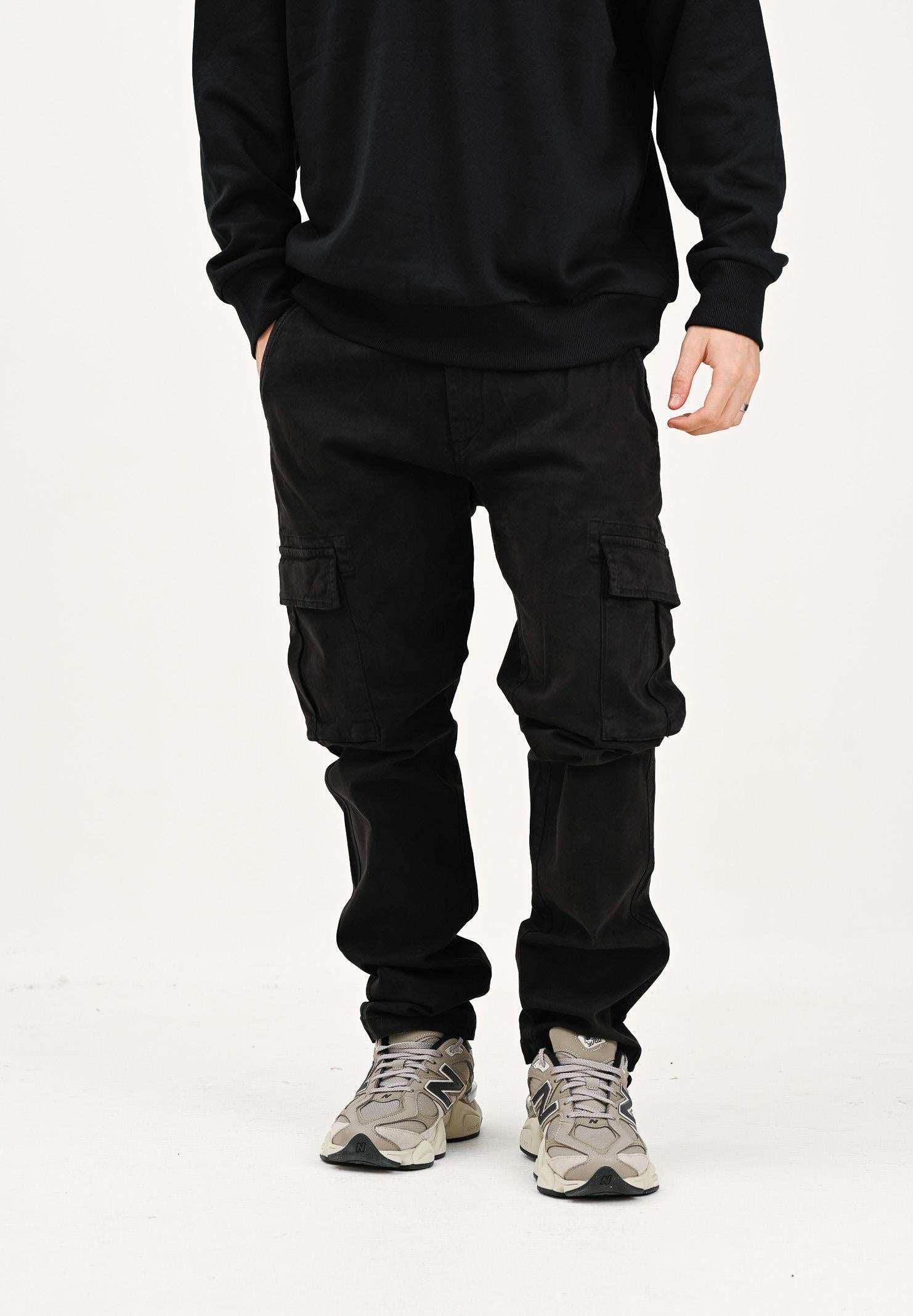 LYLE & SCOTT Pantalone cargo nero da uomo TR2109ITA 001 LYLE & SCOTT 