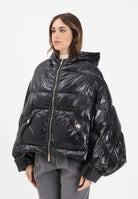 VICOLO Piumino nero da donna con manica a pipistrello TF0052 FFNE VICOLO 