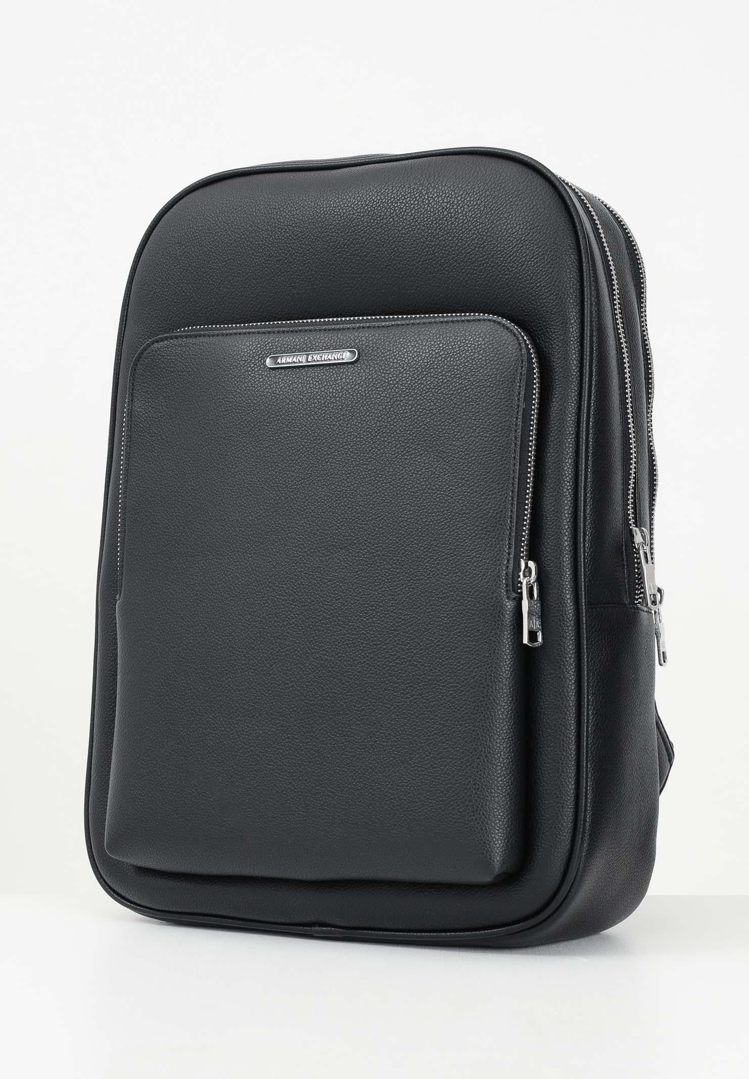 ARMANI EXCHANGE Zaino nero da uomo con logo