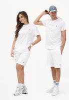 LACOSTE Shorts sportivo bianco per uomo e donna con logo GH9860 001 LACOSTE 